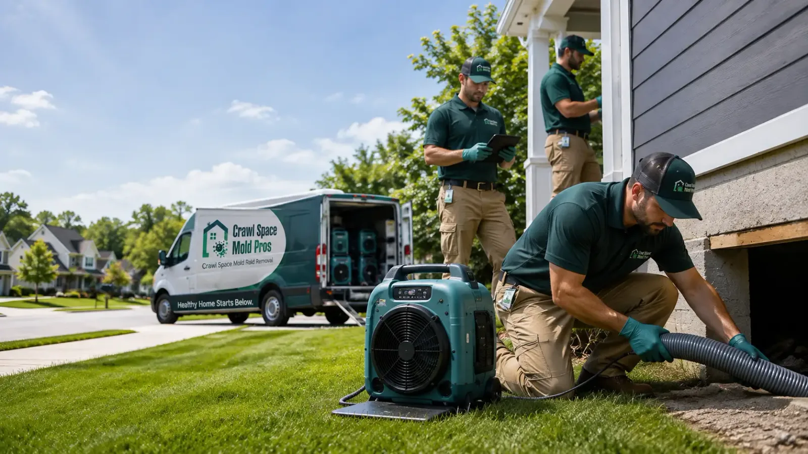 Crawl Space Mold Removal in Weston, ID